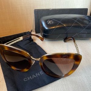 Chanel Sunglasses Brown